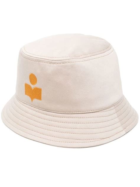 Logo Embroidered Bucket Hat Marant Eraldo