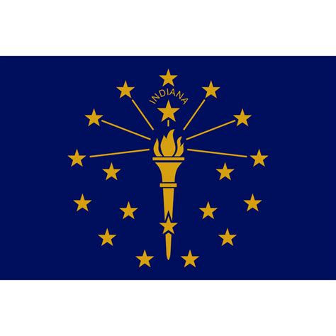 Indiana State Flag: Crossroads of America's Rich Heritage 3'x5' Flag ...