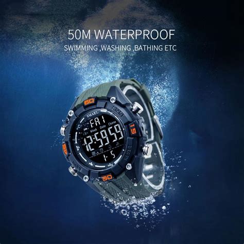 Buy SMAEL Waterproof Sport Watches LED Men Watch Big Military Watches