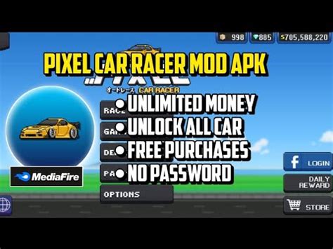 New Pixel Car Racer Mod Apk Unlimited Money Latest Version Game Mod