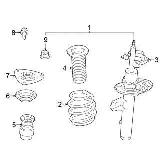 Nissan Rogue Oem Suspension Parts Shocks Struts Carid