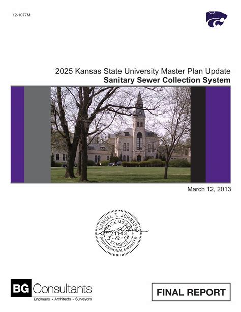 Pdf 2025 Kansas State University Master Plan Update Sanitary The “2025 Kansas State