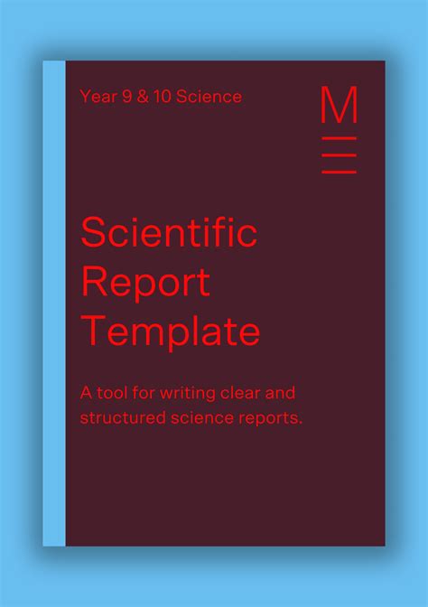 Free Scientific Report Template Downloadable