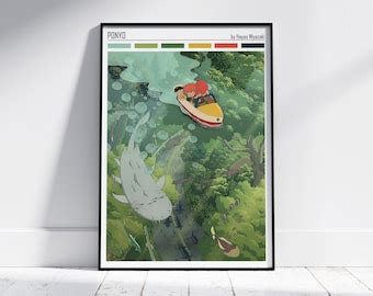 Ponyo Ghibli Art Print - Etsy