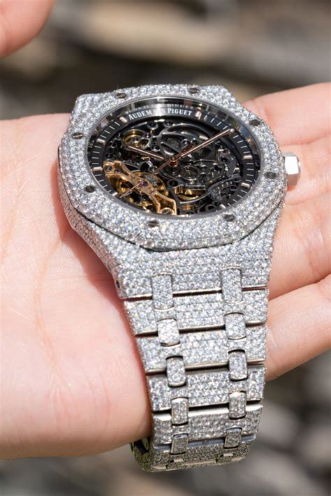 Audemars Piguet Royal Oak Skeleton - Diamonds by Raymond Lee