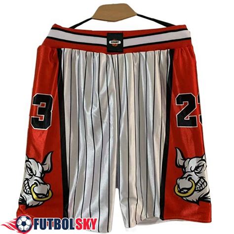 Comprar Cortos NBA Chicago Bulls Blanco Rojo Personalizadas