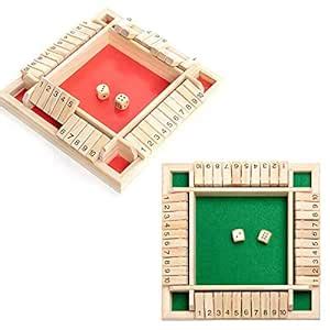 Klappenspiel Shut The Box W Rfelspiel Spieler Shut The Box Holz