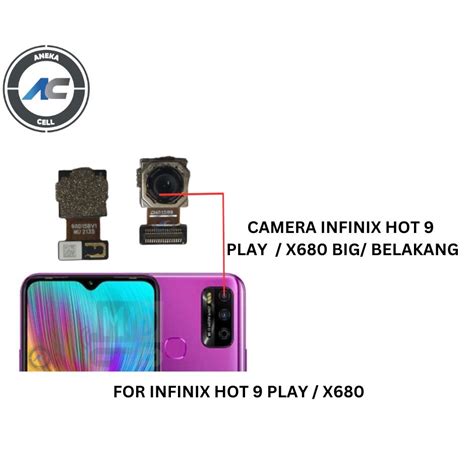 Jual CAMERA INFINIX HOT 9 PLAY X680 UTAMA BELAKANG Shopee Indonesia