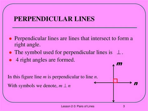 Lesson 2 3 Pairs Of Lines Ppt Download