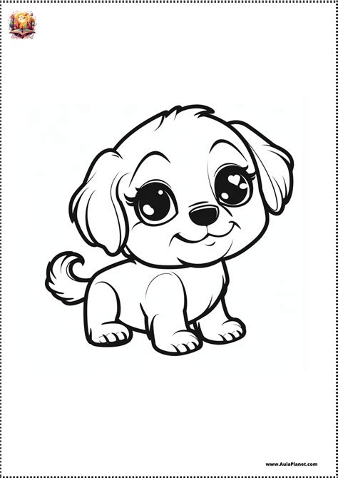 Dibujos De Perros Kawaii Para Colorear Descarga Gratis