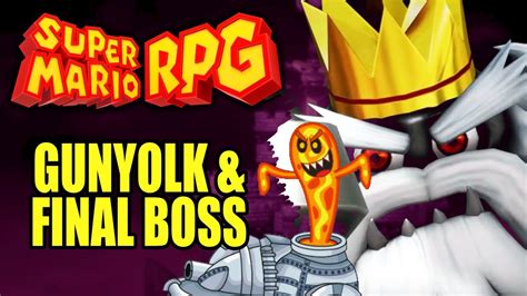 Final Bosses Gunyolk And Smithy And Ending Super Mario Rpg Remake Youtube