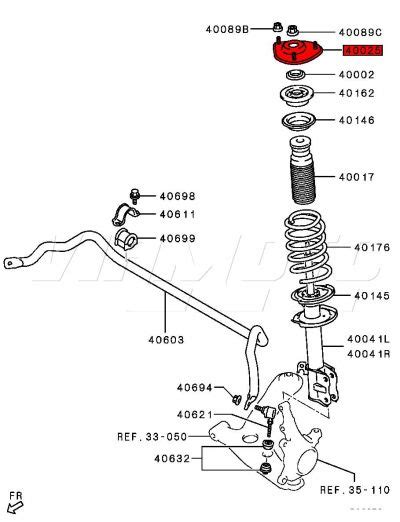 Volvo C C S Mk V Adjustable Front Suspension Top Mount Pair