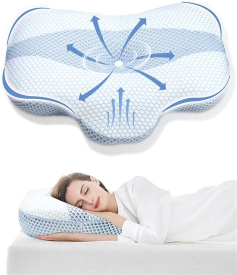 Xespis Cuscino In Memory Foam Ortopedico Cervicale Per Dolore Al Collo