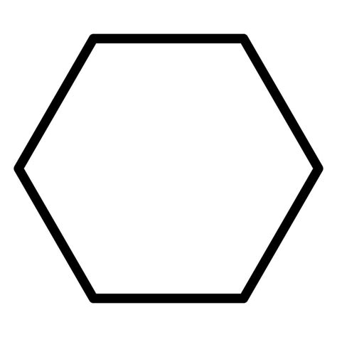 Hexagonal symbol. Hexagonal shape. Vector. 26530438 Vector Art at Vecteezy