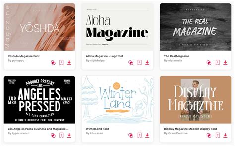 24 Magazine Fonts That Will Add Flair to Your Publication