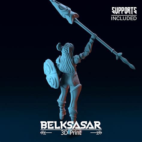 Paladin Guardian Girl Normal And Nude D Model D Printable Cgtrader