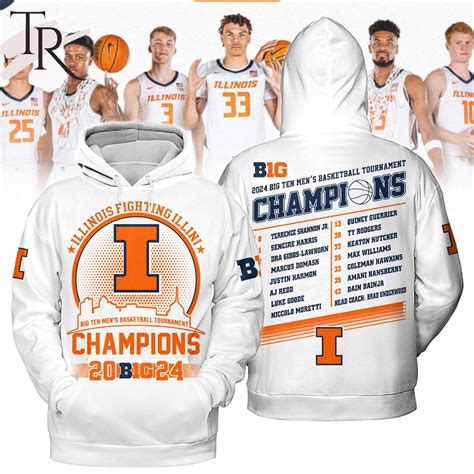 Illinois Fighting Illini Big Ten Men's Basketball Tournament Champions ...