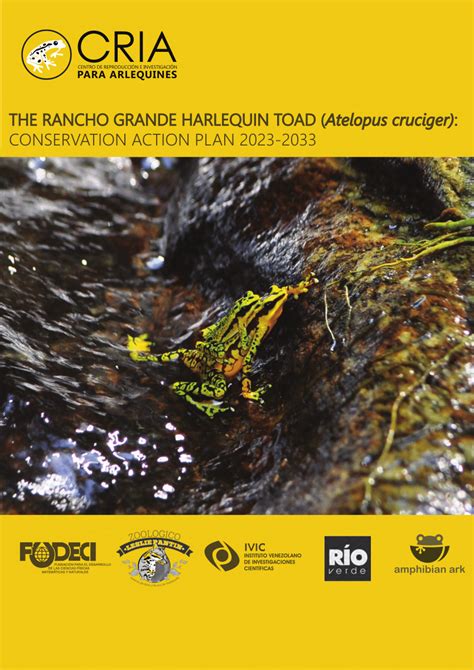 (PDF) The Rancho Grande harlequin toad (Atelopus cruciger ...