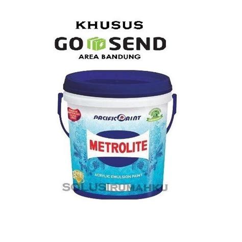 Jual METROLITE PUTIH 5 Kg Cat Tembok Dinding By Pacific Paints Shopee