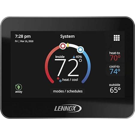 Programmable Smart Thermostats Lennox Cs Comfortsense H