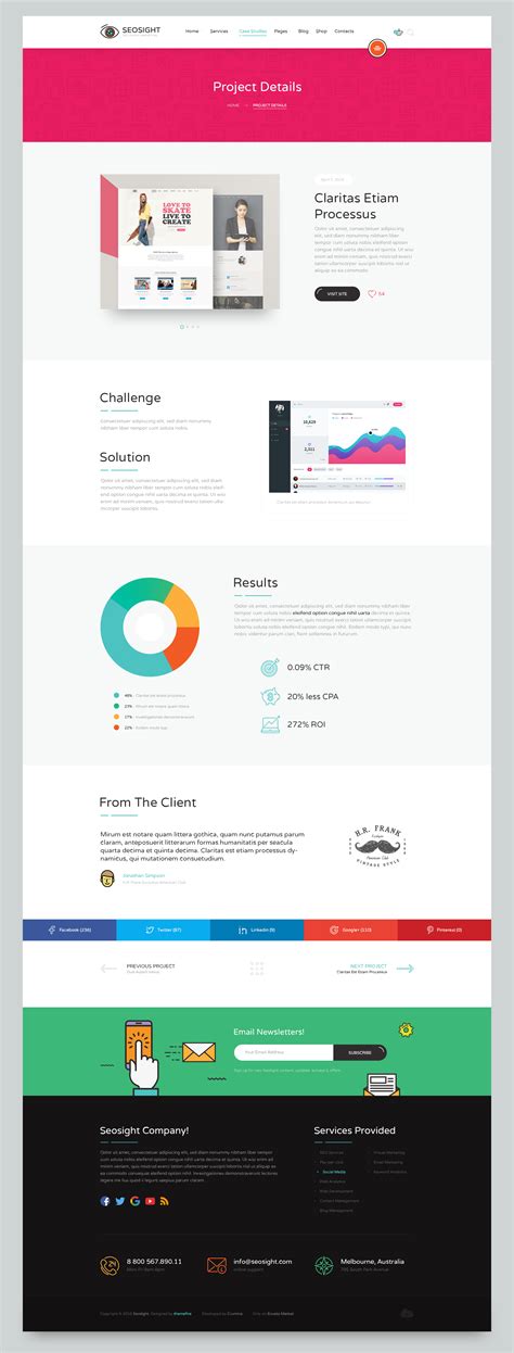 Seosight - SEO, Digital Marketing Agency PSD Template by themefire