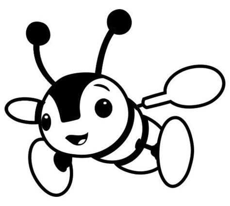 Buzzy Bee Black And White By Kjellnz On Deviantart