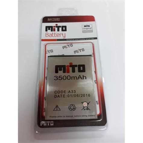 Jual Baterai Mito A33 Atau Ba00105 Vcoa1000 Shopee Indonesia