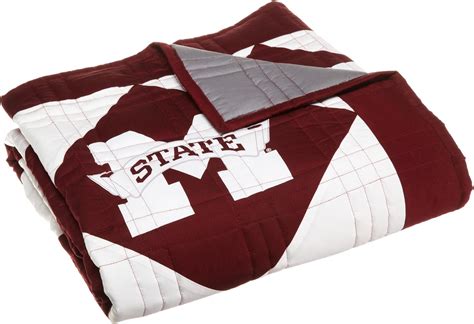 Ncaa Mississippi State Bulldogs Patchwork Quilt Sports