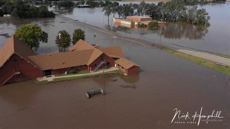 Drone Footage Of Massive Flooding Near Hutchinson Kansas 2018 Youtube