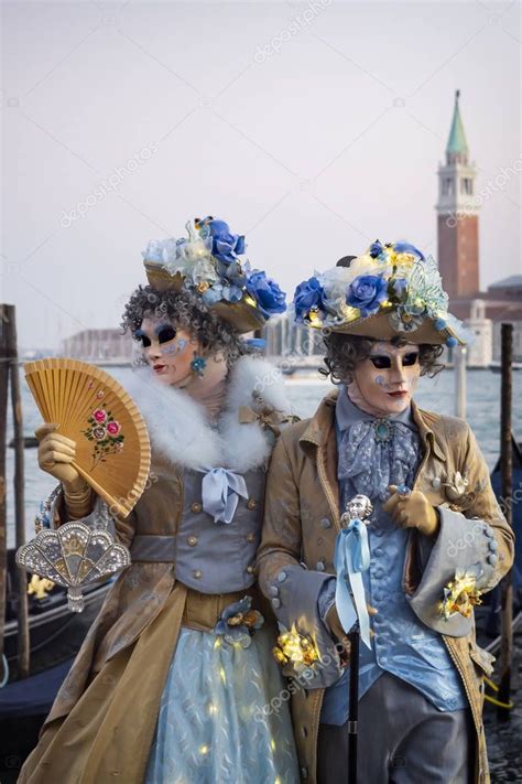 Venecia M Scaras En El Carnaval Anual De Venecia Una