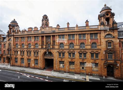 old fire station building Manchester England UK Stock Photo - Alamy