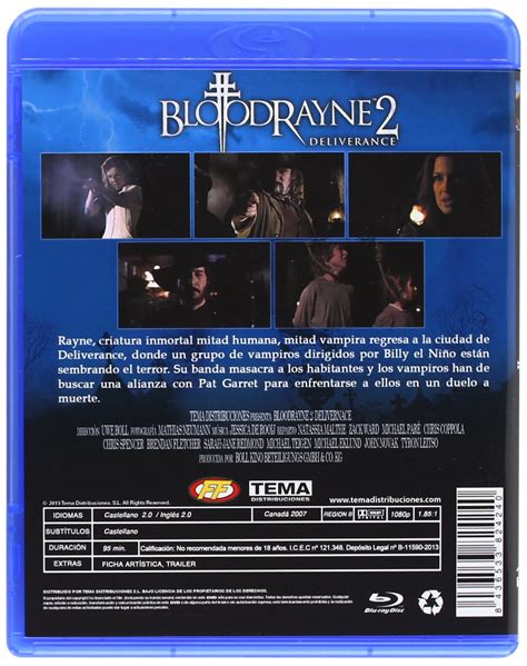 BLOODRAYNE 2 DELIVERANCE BLU RAY