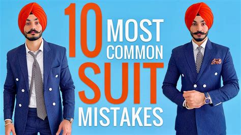 10 BIG SUIT MISTAKES YOU SHOULD NOT MAKE YouTube