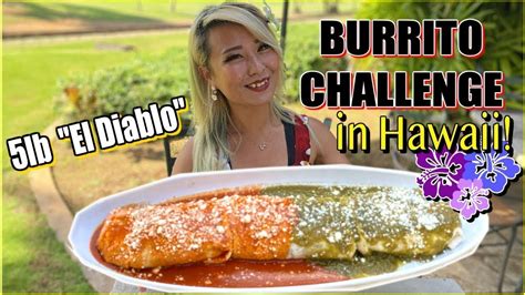 Massive El Diablo Burrito Challenge In Hawaii Record Time