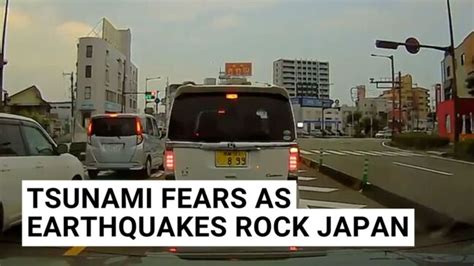 Strong Earthquake And Small Tsunamis Hit Southern Japan The Australian