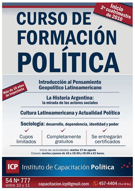 Sumate vamos a defendernos Nuevo Curso de Formación Política