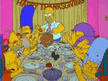 Thanksgiving Simpsons GIFs | Tenor