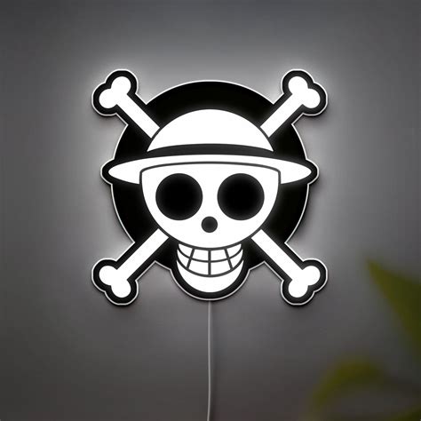 One Piece 3D Light Box - Anime Character LED Night Light, Zoro & Pirat