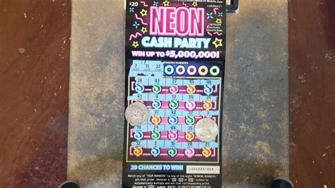 Huge Winner Reveal Neon Cash Party California Lottery