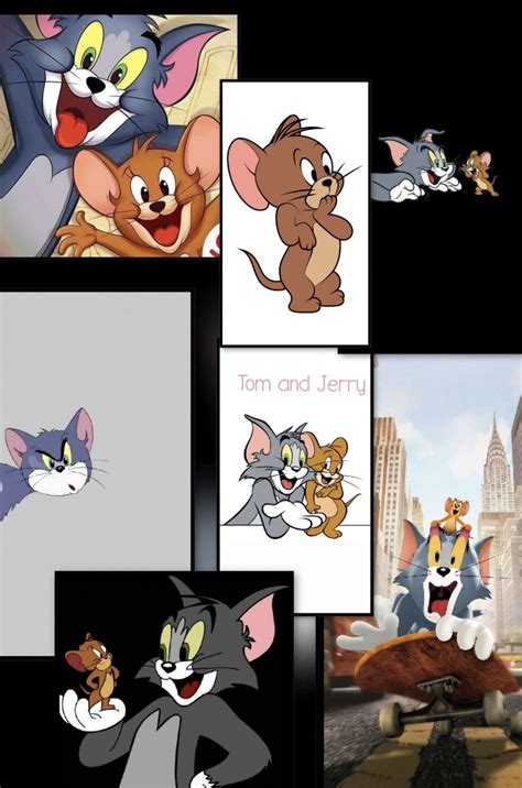 Several Cartoon Characters Are Shown Together In This Collage With