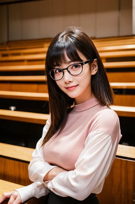 Adult Sex AppealSexy Female ScholarUniversity Lecture Hall SeaArt AI