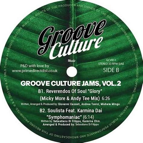 Various Artists Groove Culture Jams Vol 2 Raw Music Store