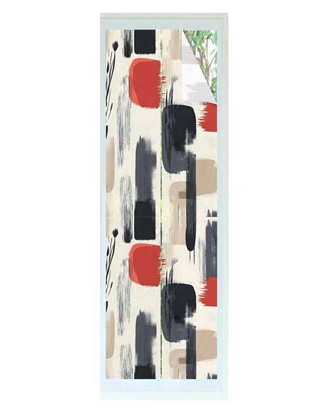 Window Privacy Film Black Abstract Stained Glass Window Film Decorative