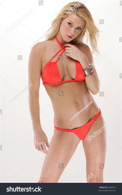 Hot Sexy Blond Bikini Model Stock Photo 3440947 Shutterstock