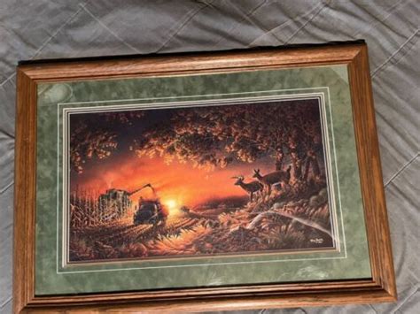 Terry Redlin Sunset Harvest EBay