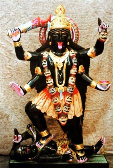 Black Marble Kali Maa Statue At Rs Maa Kali Marble Murti In