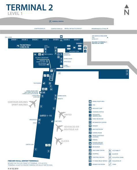 Phoenix Airport Area Map