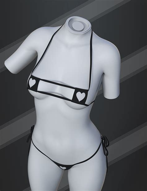 Dforce Su Mini Bikini For Genesis And Female Daz D