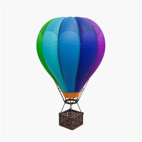 D Stylized Hot Air Balloon Production Ready TurboSquid