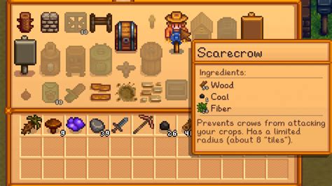 Stardew valley crafting table